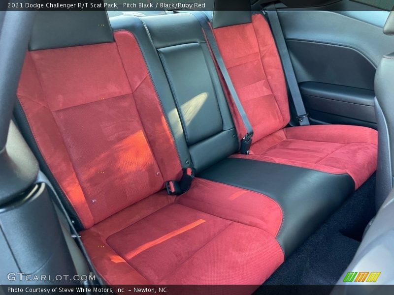 Rear Seat of 2021 Challenger R/T Scat Pack