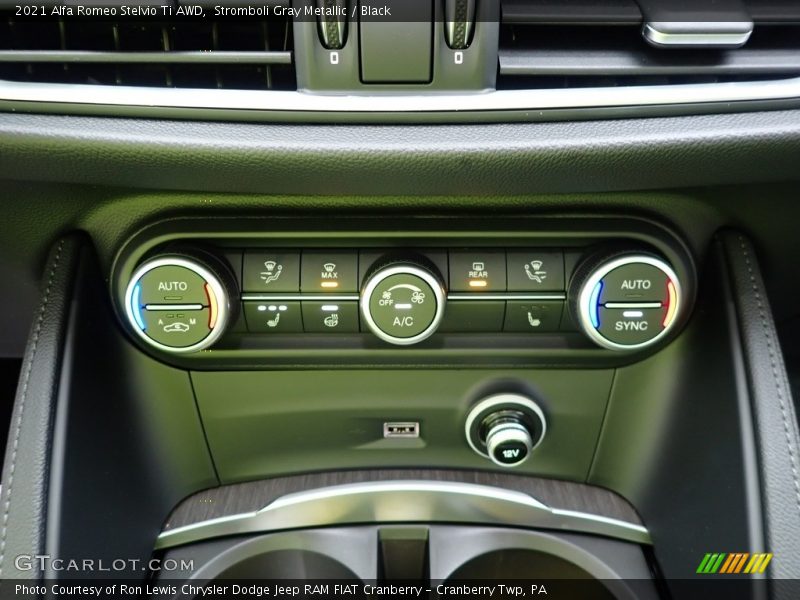 Controls of 2021 Stelvio Ti AWD