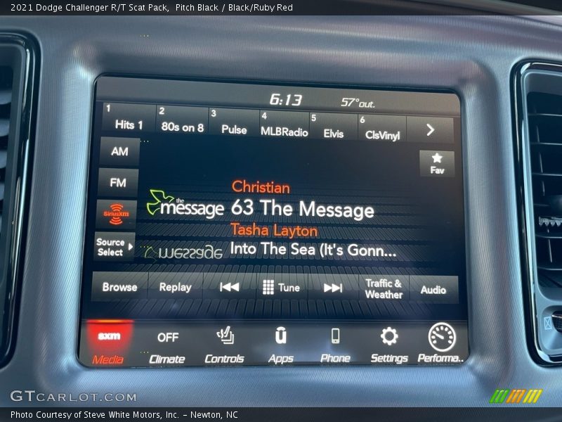 Audio System of 2021 Challenger R/T Scat Pack