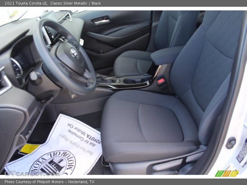 Classic Silver Metallic / Black 2021 Toyota Corolla LE