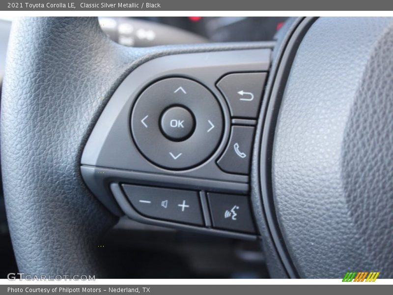 Classic Silver Metallic / Black 2021 Toyota Corolla LE