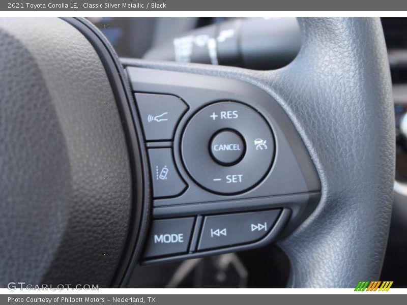 Classic Silver Metallic / Black 2021 Toyota Corolla LE