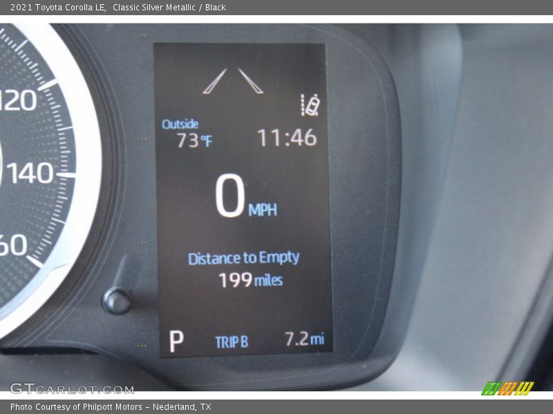 Classic Silver Metallic / Black 2021 Toyota Corolla LE