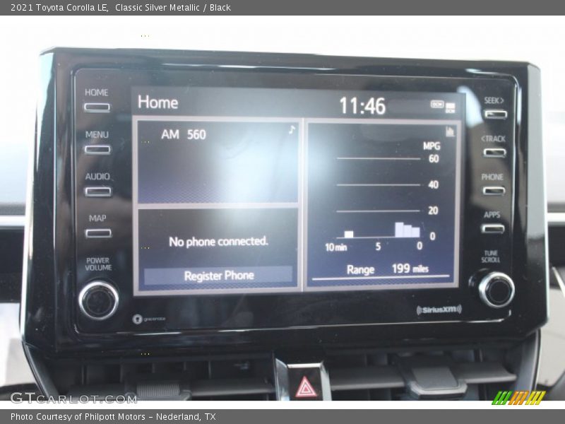 Classic Silver Metallic / Black 2021 Toyota Corolla LE