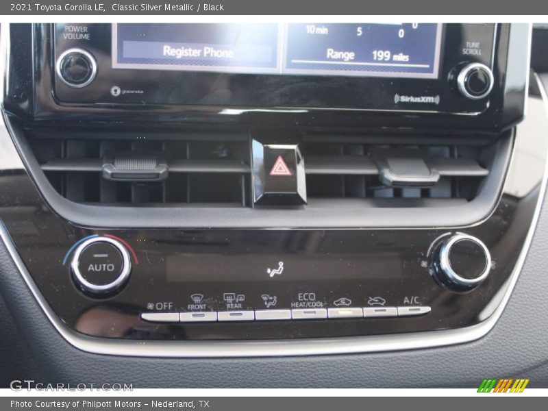 Classic Silver Metallic / Black 2021 Toyota Corolla LE