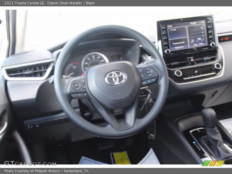 Classic Silver Metallic / Black 2021 Toyota Corolla LE