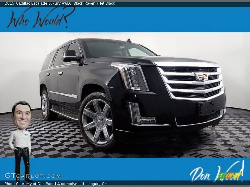 Black Raven / Jet Black 2015 Cadillac Escalade Luxury 4WD