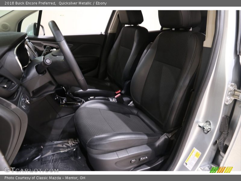 Quicksilver Metallic / Ebony 2018 Buick Encore Preferred