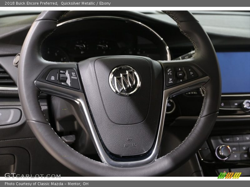Quicksilver Metallic / Ebony 2018 Buick Encore Preferred