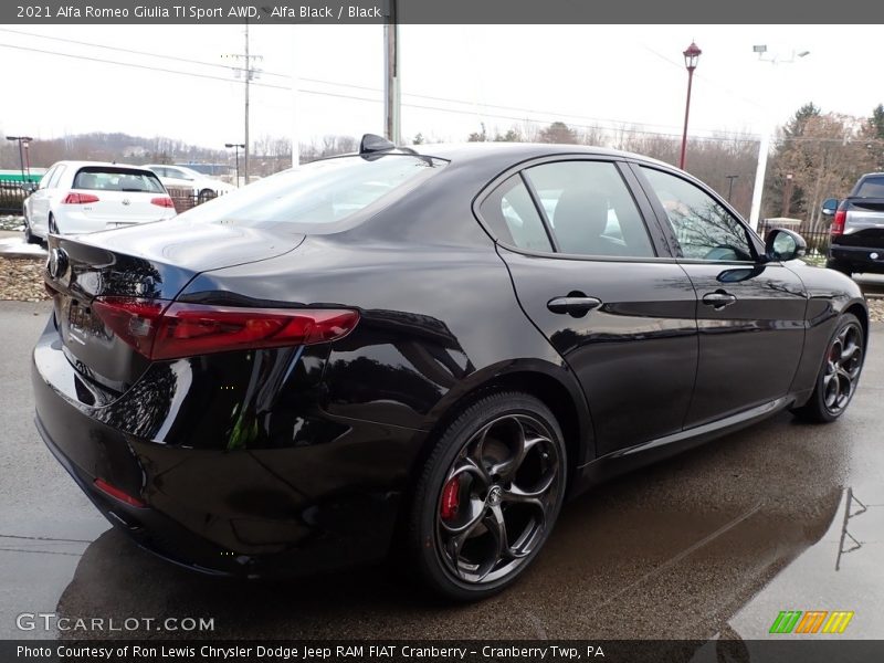 Alfa Black / Black 2021 Alfa Romeo Giulia TI Sport AWD