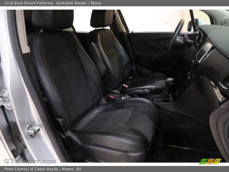 Quicksilver Metallic / Ebony 2018 Buick Encore Preferred