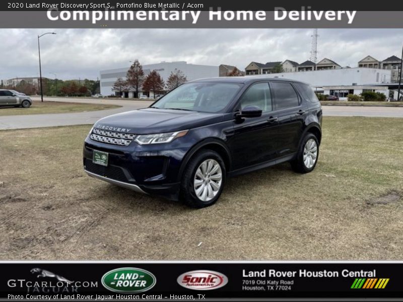 Portofino Blue Metallic / Acorn 2020 Land Rover Discovery Sport S