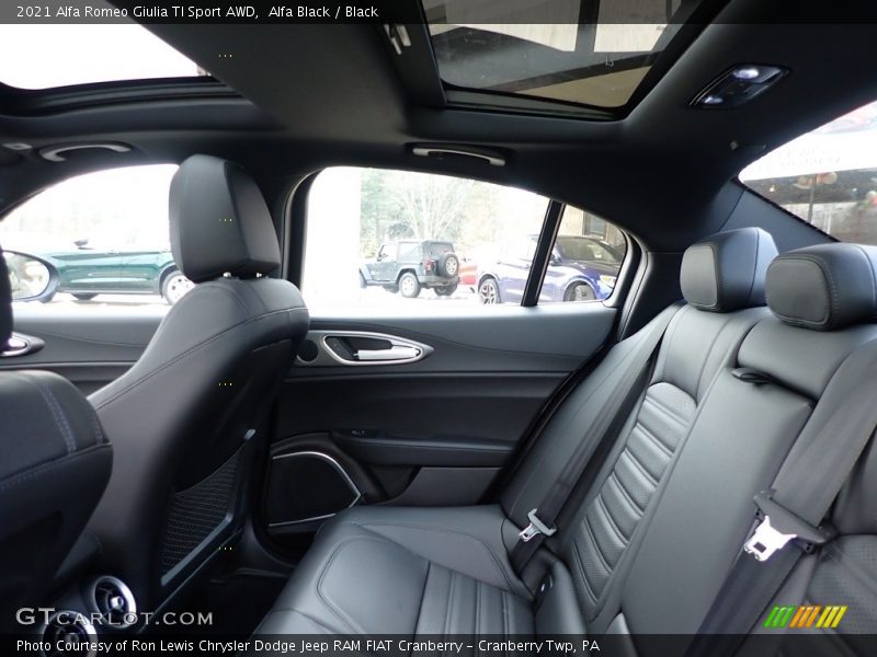 Rear Seat of 2021 Giulia TI Sport AWD