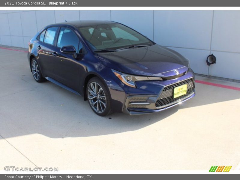 Blueprint / Black 2021 Toyota Corolla SE