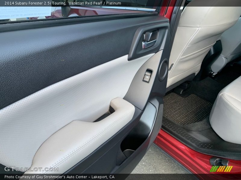 Venetian Red Pearl / Platinum 2014 Subaru Forester 2.5i Touring