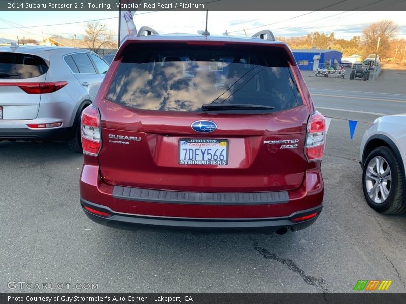 Venetian Red Pearl / Platinum 2014 Subaru Forester 2.5i Touring