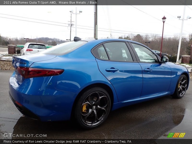 Misano Blue Metallic / Black 2021 Alfa Romeo Giulia TI Sport AWD