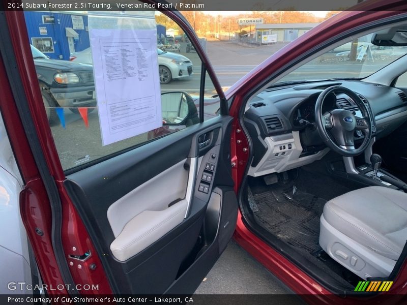 Venetian Red Pearl / Platinum 2014 Subaru Forester 2.5i Touring