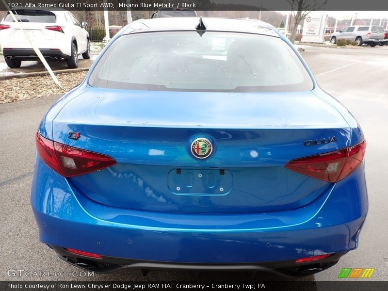 Misano Blue Metallic / Black 2021 Alfa Romeo Giulia TI Sport AWD