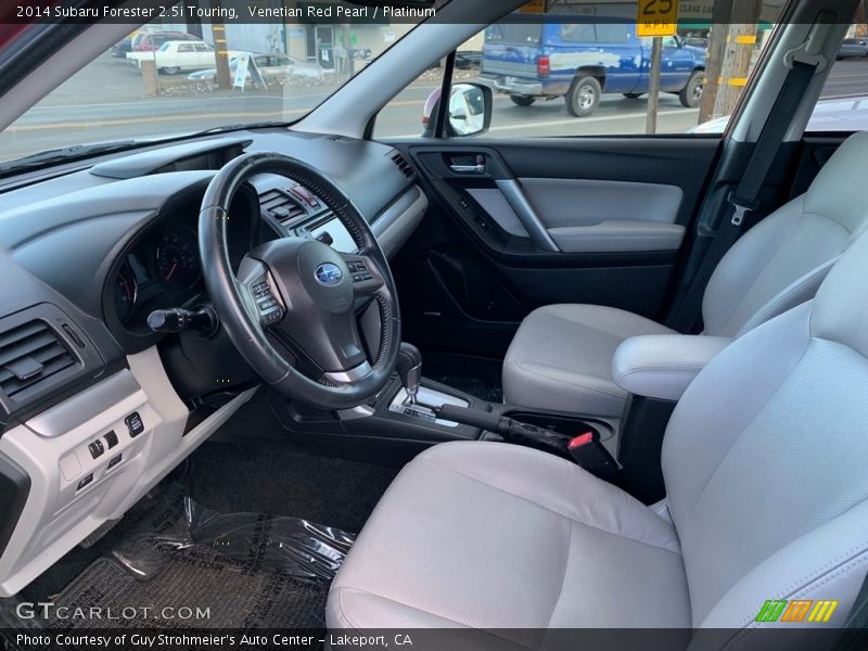 Venetian Red Pearl / Platinum 2014 Subaru Forester 2.5i Touring