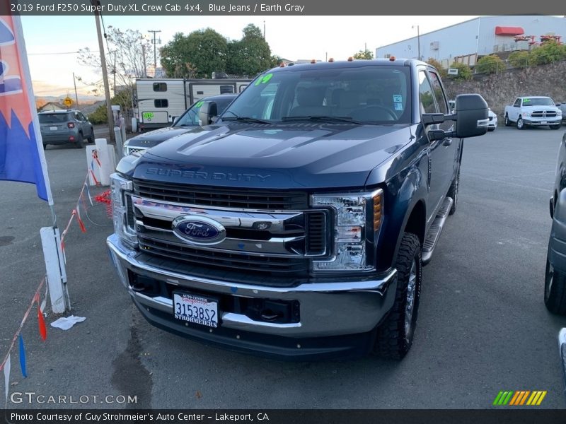 Blue Jeans / Earth Gray 2019 Ford F250 Super Duty XL Crew Cab 4x4