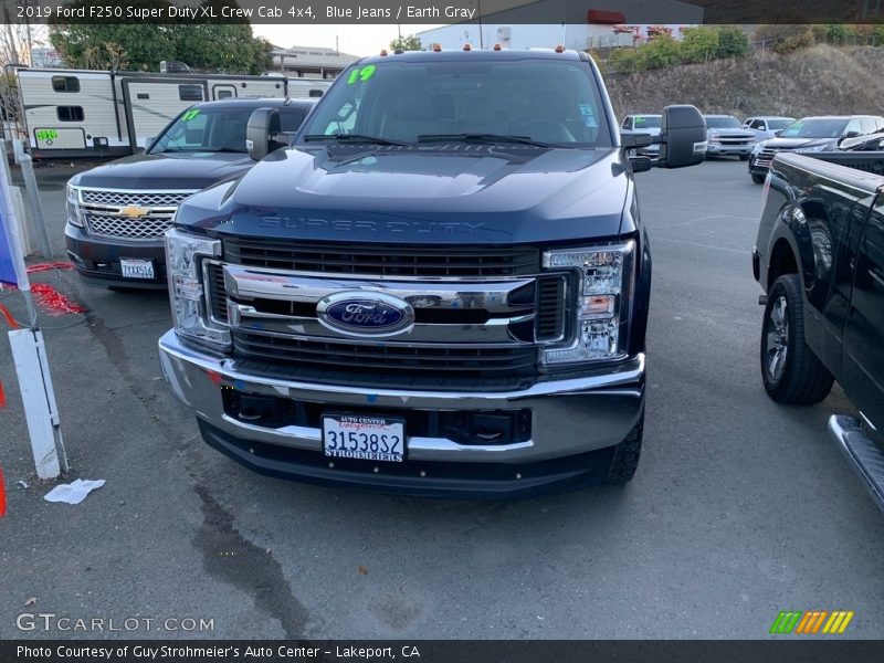 Blue Jeans / Earth Gray 2019 Ford F250 Super Duty XL Crew Cab 4x4