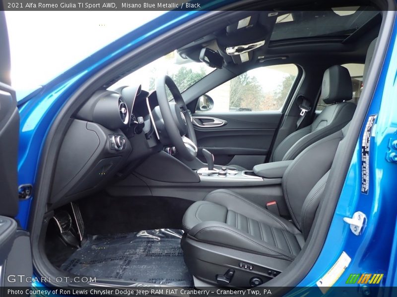  2021 Giulia TI Sport AWD Black Interior