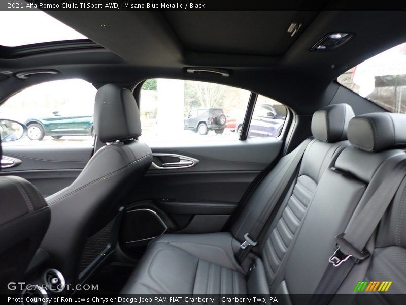 Rear Seat of 2021 Giulia TI Sport AWD