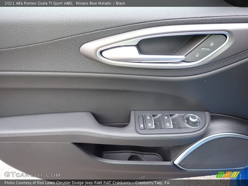 Misano Blue Metallic / Black 2021 Alfa Romeo Giulia TI Sport AWD