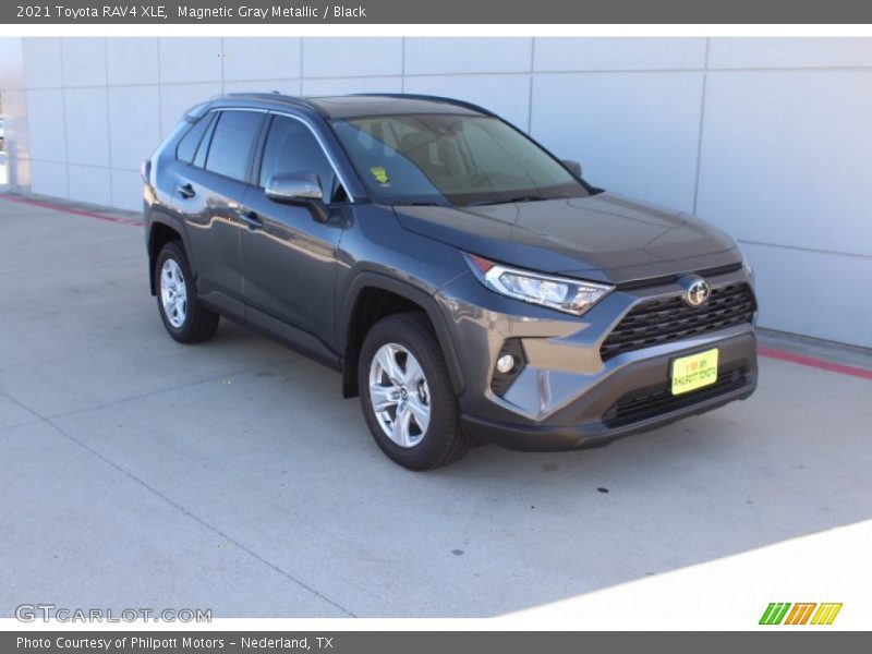 Magnetic Gray Metallic / Black 2021 Toyota RAV4 XLE