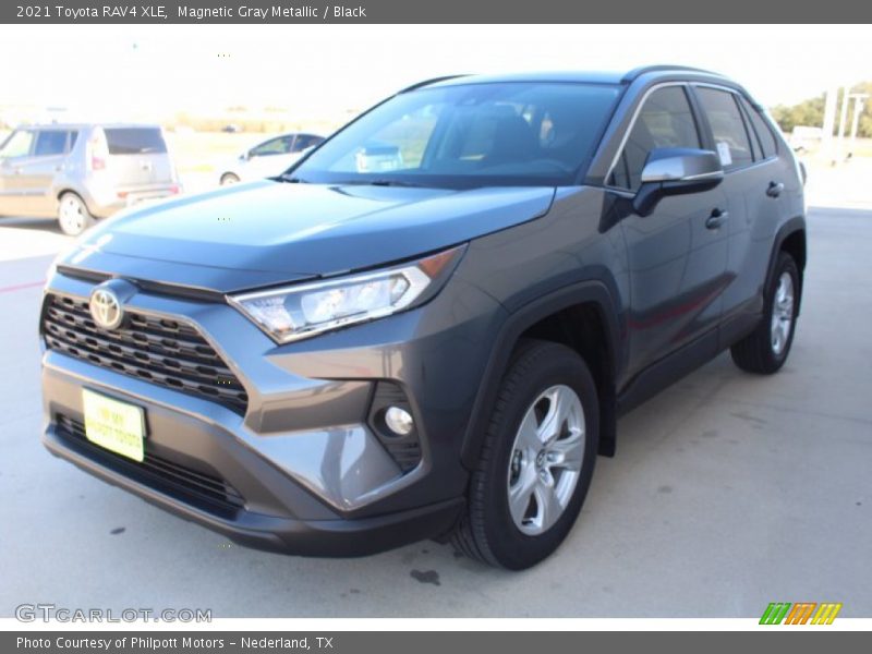 Magnetic Gray Metallic / Black 2021 Toyota RAV4 XLE