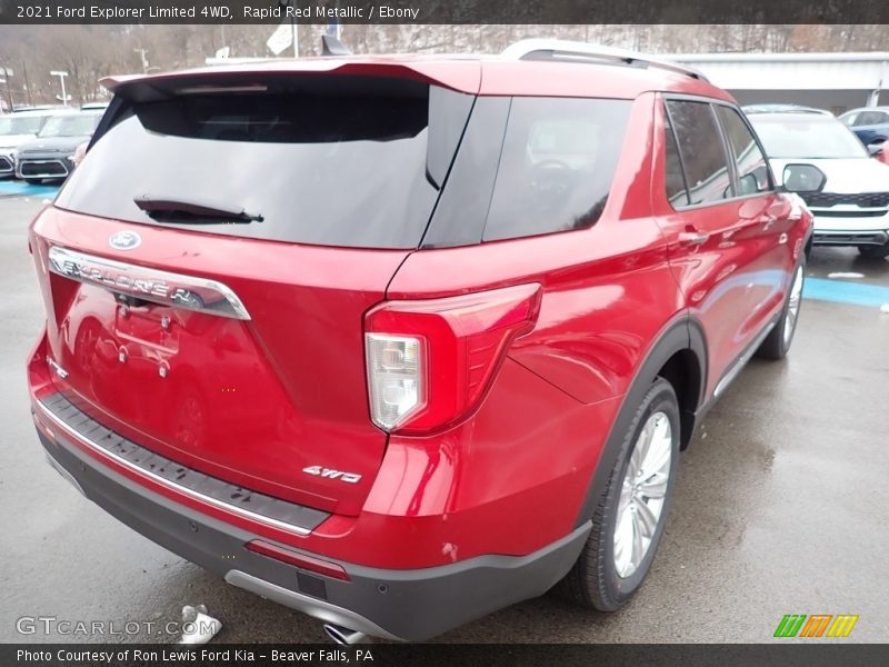 Rapid Red Metallic / Ebony 2021 Ford Explorer Limited 4WD