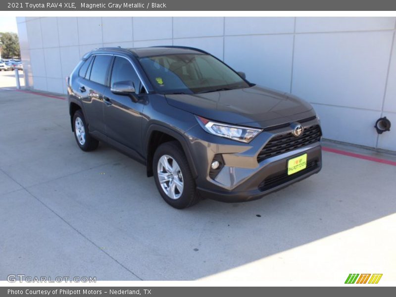 Magnetic Gray Metallic / Black 2021 Toyota RAV4 XLE