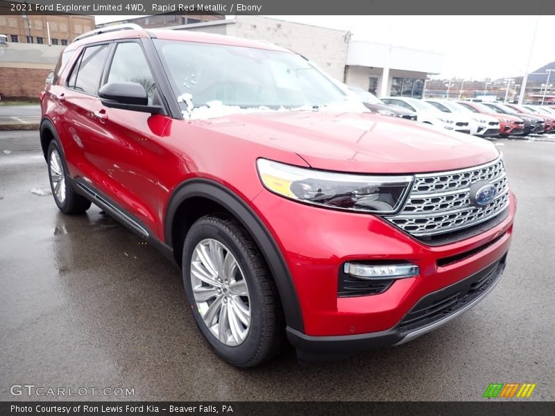 Front 3/4 View of 2021 Explorer Limited 4WD