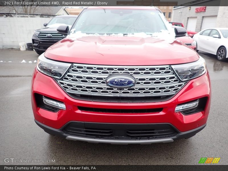 Rapid Red Metallic / Ebony 2021 Ford Explorer Limited 4WD