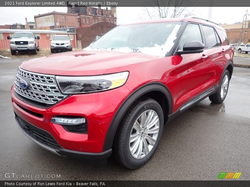 Rapid Red Metallic / Ebony 2021 Ford Explorer Limited 4WD