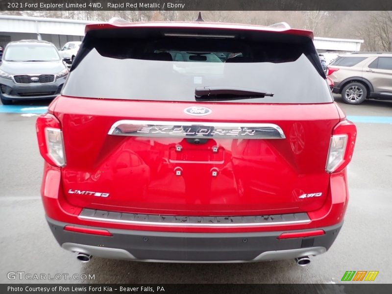 Rapid Red Metallic / Ebony 2021 Ford Explorer Limited 4WD