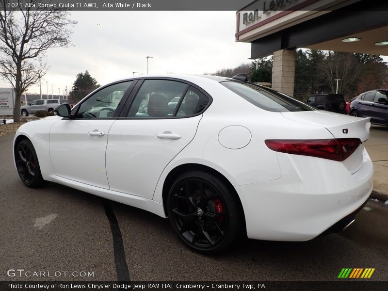 Alfa White / Black 2021 Alfa Romeo Giulia TI AWD