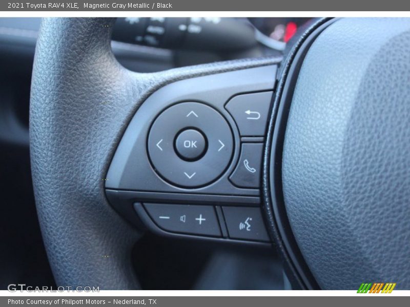Magnetic Gray Metallic / Black 2021 Toyota RAV4 XLE