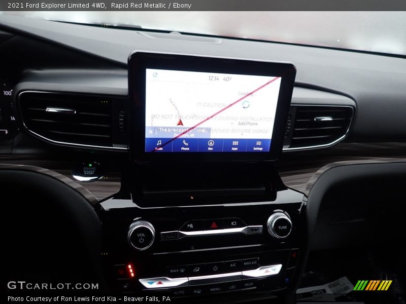 Rapid Red Metallic / Ebony 2021 Ford Explorer Limited 4WD