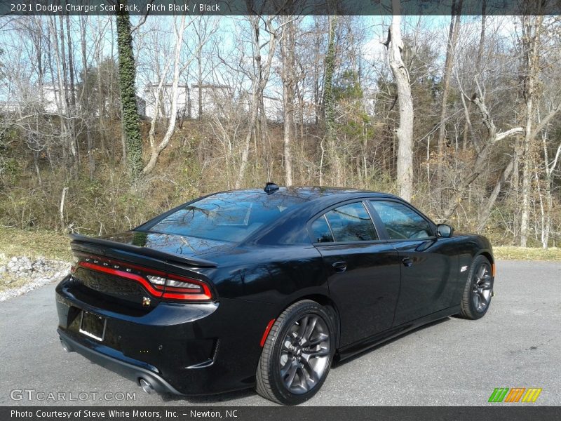 Pitch Black / Black 2021 Dodge Charger Scat Pack