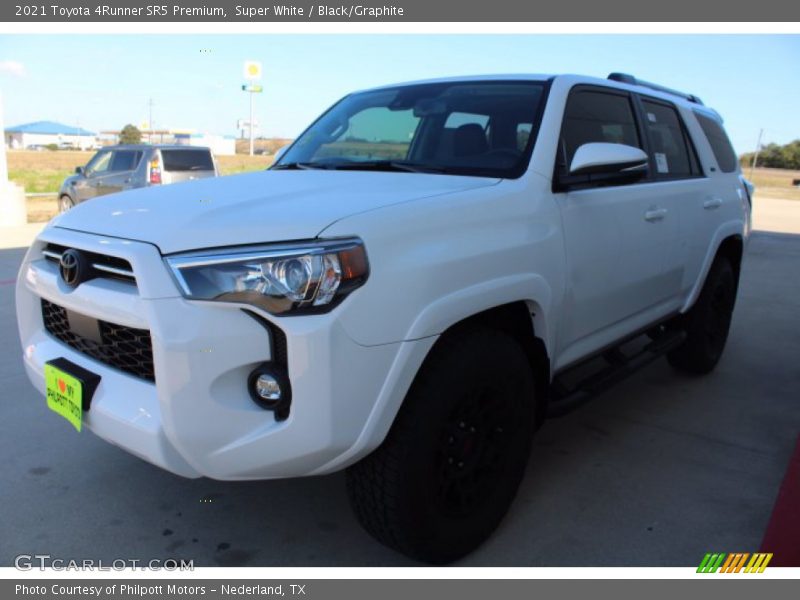 Super White / Black/Graphite 2021 Toyota 4Runner SR5 Premium