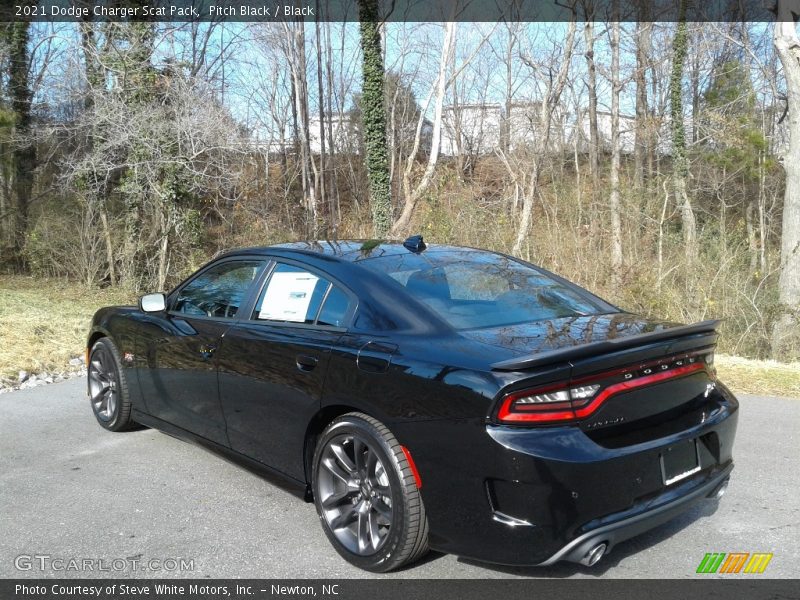 Pitch Black / Black 2021 Dodge Charger Scat Pack