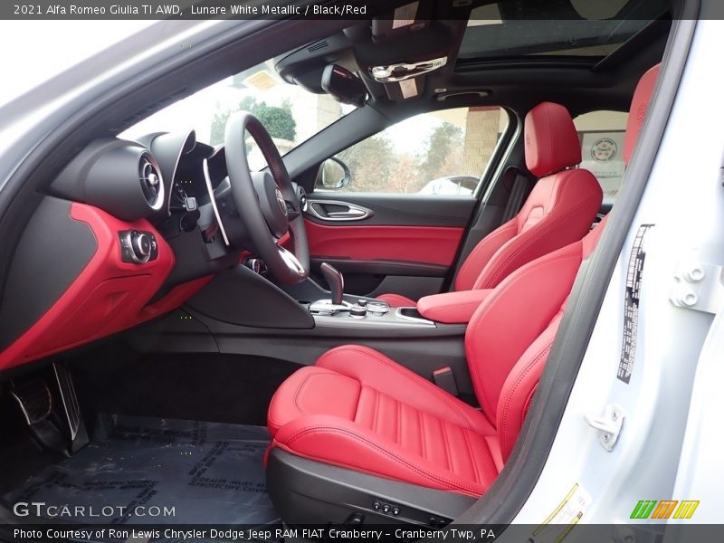Front Seat of 2021 Giulia TI AWD