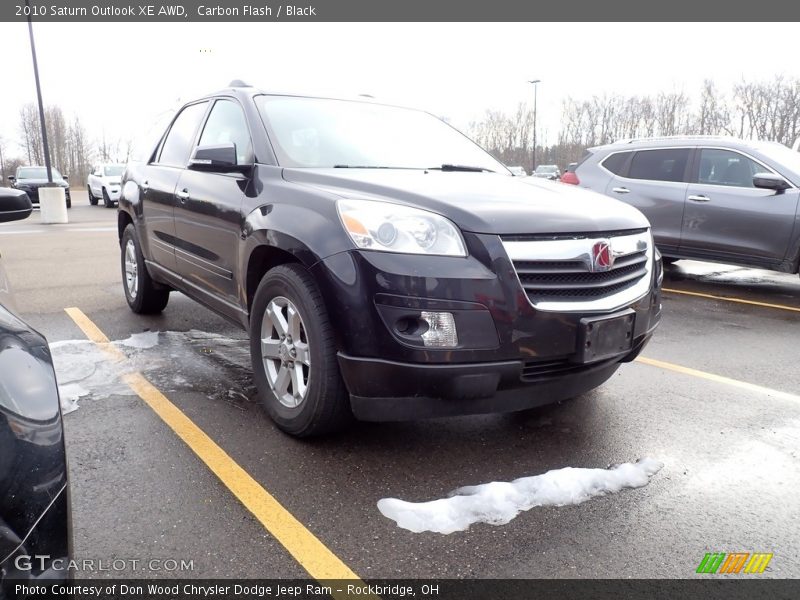 Carbon Flash / Black 2010 Saturn Outlook XE AWD