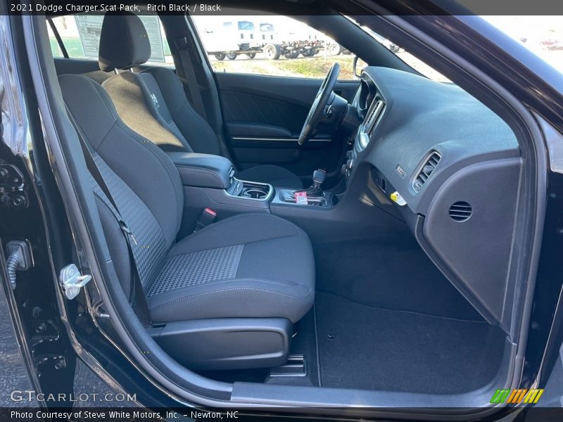 Front Seat of 2021 Charger Scat Pack