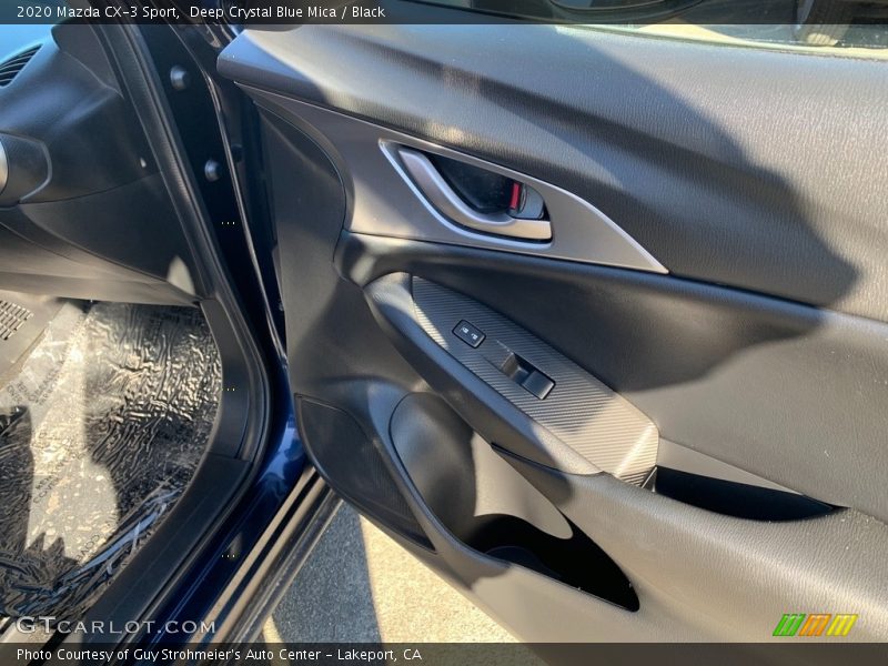 Deep Crystal Blue Mica / Black 2020 Mazda CX-3 Sport