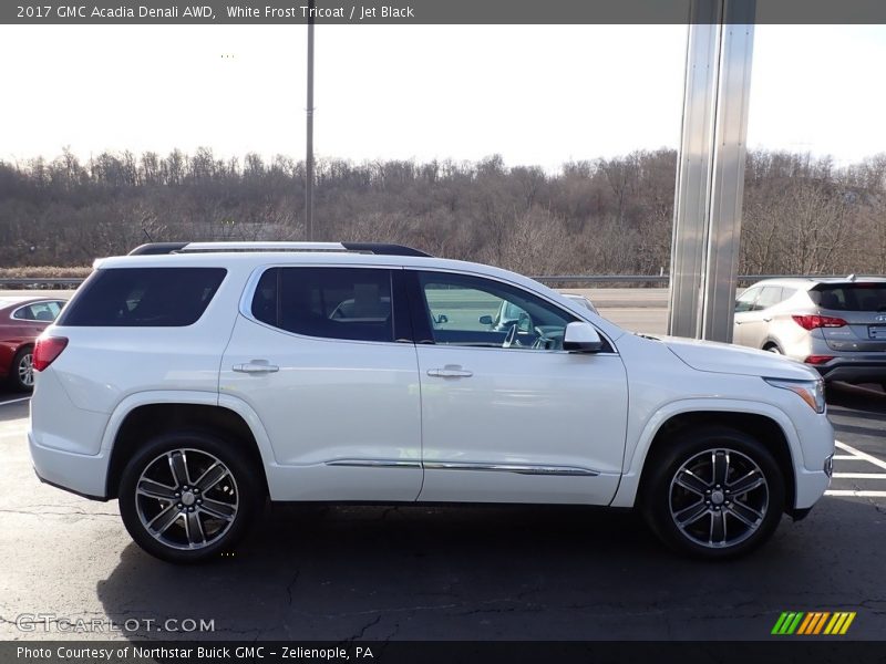 White Frost Tricoat / Jet Black 2017 GMC Acadia Denali AWD
