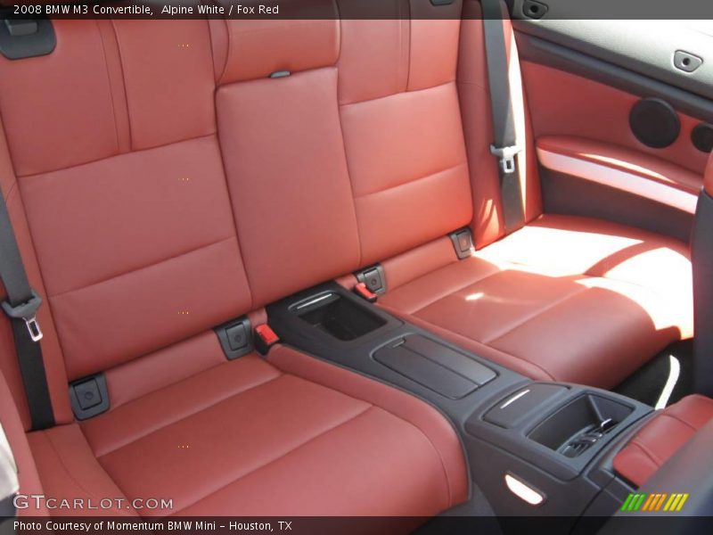 Alpine White / Fox Red 2008 BMW M3 Convertible