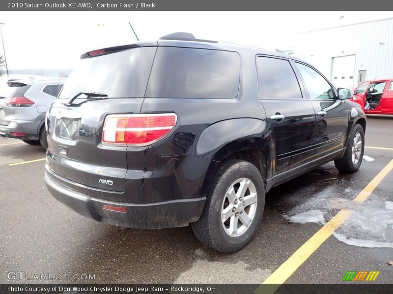 Carbon Flash / Black 2010 Saturn Outlook XE AWD